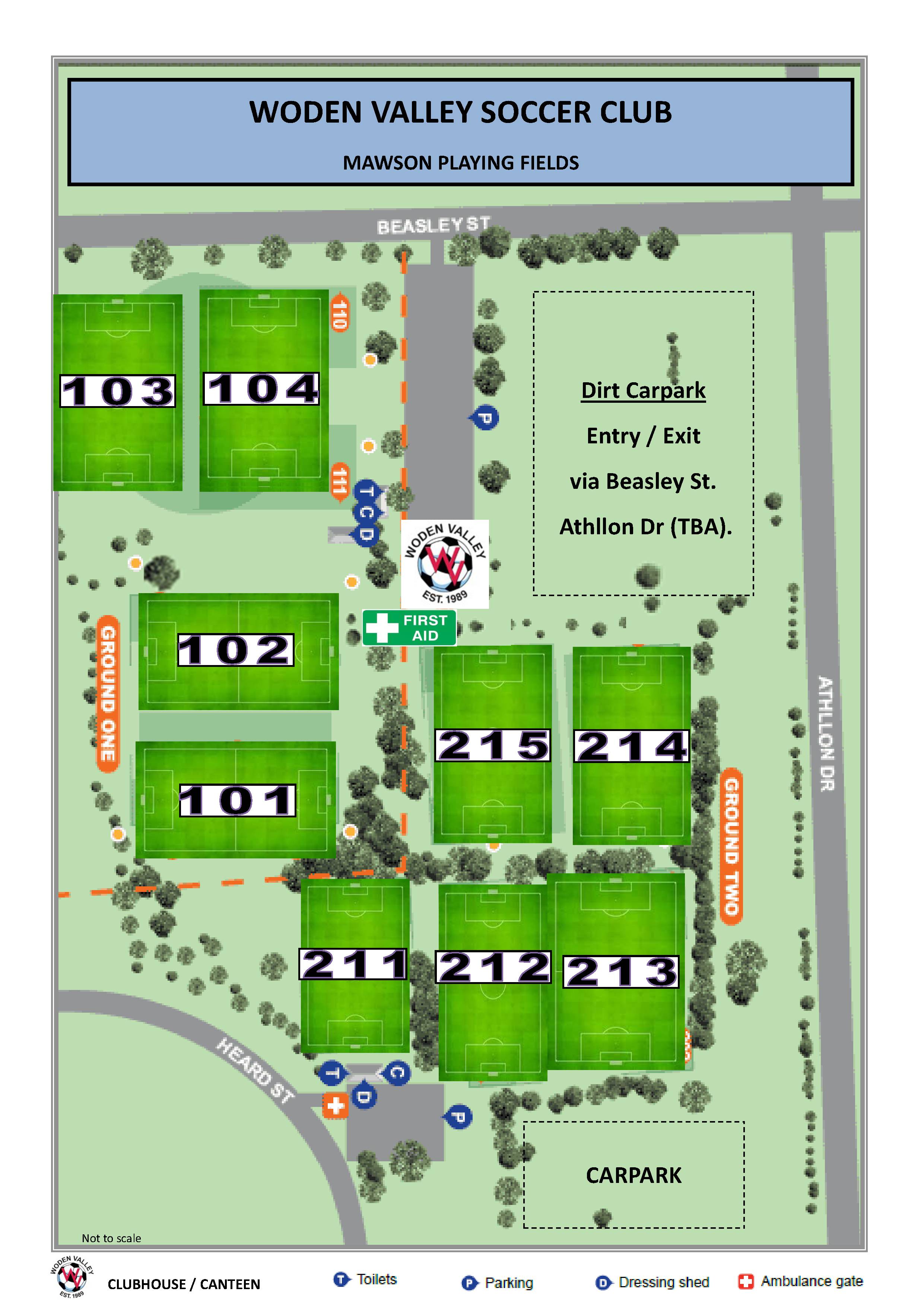 Contact WODEN VALLEY SOCCER CLUB CLUB